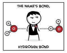 the name's bond hydrogen bond is in front of an image of a man