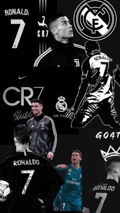 several different soccer players are depicted in this collage with the names of their respective teams