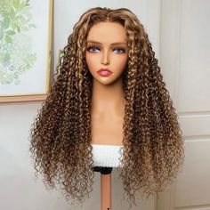 Product Name Jerry Curly Pre-cut 13x4 Lace Front Wigs Beach Knots Hair Material 100% Virgin Human Hair Wig Hair Grade Virgin Hair, Jerry Curly Hair, Bleach/Dye Friendly Density 150% Hair Color Honey Blonde Hair Length 14 Inch-24 Inch Circumference Average Size, 22.5 Inch Lace Wig Type 13x4 Lace Front Wigs Processing Time Ship The Order Within 24 Hours After Order Confirmed, Except For Weekends And Holidays Delivery Time USPS Overnight 2-3 Business Days; USPS 3-7 Business Days; DHL/UPS 5-10 Busin Curly Highlights, Honey Hair Color, Lace Closure Hairstyles, Jerry Rice, Curly Lace Wig, Blonde Highlight, Honey Blonde Highlights, Honey Blonde Hair, Curly Lace Front Wigs