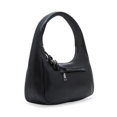 PRICES MAY VARY. 13.75"L x 5"D x 6.75"H 9" drop shoulder strap Exterior front wall zipper pocket Interior back wall zip pocket Interior Front Wall Slip Pocket Cheap Faux Leather Shoulder Bag With Metal Hardware, Front Wall, Black Clothing, Drop Shoulder, Shoes Jewelry, Special Features, Steve Madden, Zipper Pocket, Zip Pockets