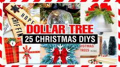 dollar tree christmas diy's