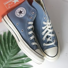 Name: Converse Chuck 70 Sz 9 Women's High Top Indigo Blue Sail Shoes Sneakers A00752c Size: 9womens Original Box: Yes Description: New Never Worn The Item Is 100% Authentic, Check Out My Store For Over 200+ Items And If You Would Like To Bundle Please Message Me For A Discount I Will Ship Within 24hours Except If Its On The Weekend I Do Us/Worldwide Shipping Dusty Blue Converse, Blue Tennis Shoes, Prom Things, Converse Chuck 70 High Top, Cute Converse Shoes, Chuck 70 High Top, Cute Converse, Ariel Disney, Back To School Shoes