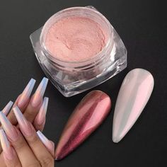 Free Returns ✓ Free Shipping✓. Black Friday White Chrome Pearl Nail Powder Shimmer Glitter Wedding Bride Nail Design Aurora Rubbing Dust Mirror DIY Nail Charms Nail Gems Nail Supplies- Nail Glitter Powder at SHEIN. Bride Nail, Powder Glitter Nails, Spiegel Diy, Holographic Nail Powder, Different Color Nails, Thermal Nails, Pearl Nail, Opal Nails, Sugar Nails