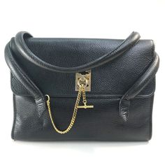 100% (Genuine) Iem No. E-210428-18 Brand CELINE Item Handbag Model Chain lock Line vintage Gender Women Color Black x Gold Metal Material leather Accessories None Size cm (approx.): W30 x H21 x D9inch (approx.): W11.8 x H8.3 x D3.5 Item Rank AB rankAbout Item Rank Condition 【Outside】 (Surface) Scratches, wear, fading (shape) out of shape (Handle/strap) Has some quirks Scratches (corners and edges) 【Inside/Other】(Inner) Light stains, wrinkles (Metal part) Scratches, peeling, dark marks (smell) with odor If you have any questions about the product details, please contact us at any time. I will update item description for you. Celine Vintage Bag, Handbag Model, Chain Lock, Celine Handbags, Vintage Chain, Handbag Leather, Celine Bag, Michael Kors Hamilton, Fendi Bags