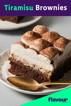 We took the best parts of a tiramisu — the rich coffee flavour and creamy mascarpone, and then combined them with our favourite fudge brownies. As a result, we created a mash-up dessert that is totally irresistible.