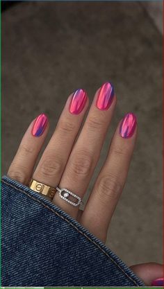 Color Changing Nails Designs, Fun Birthday Nail Designs, Bali Nails Design, Sunset Chrome Nails, Colorful Gel Nails, Sunset Nail Designs, Colorful Nails Design, Colorful Chrome Nails, Sunset Ombre Nails