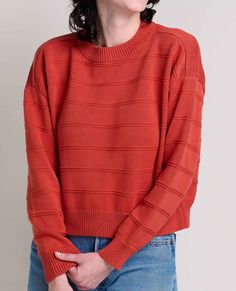 A sweater that puts the fun back in functional. Playful colors combine with a relaxed fit for a layer that calls out for pairing over a button-up, under a jacket or on its own. Versatility, redefined. Playful Colors, Resale Shops, Toad, Sweater And Shorts, Shirt Sale, Overall Shorts, Skirt Pants, Sweater Skirt, Sweater Jacket