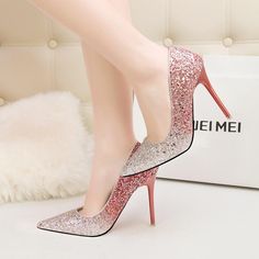 This fun and sparkly pump is sure to be a new fave in your shoe wardrobe. Bringing some 'bling' to your shoe collection and really making your outfit pop. Comes in three fabulous colors and features an approximate 3.5" heel. Pairs perfectly with jeans, pants, skirts, shorts, dresses, rompers and jumpsuits. Wedding Pink Sparkling Heels, Pink Sparkling Heels For Evening, Pink Sparkling Evening Heels, Sparkling Pink Heels For Evening, Sparkling Pink Evening Heels, Elegant Sparkling Pink Heels, Pink Sparkling Heels For Party, Sparkling Pink Heels For Spring, Pink Sparkling Party Heels