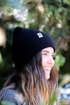 The ultimate outdoor beanie. Thick, 100% acrylic material to stay warm in any weather! Each patch is hand sewn on, so each beanie is unique! Colors also available: Brown - https://www.etsy.com/listing/922176139/pine-tree-label-beanie-brown?ref=shop_home_active_2&frs=1 Green - https://www.etsy.com/listing/922177977/pine-tree-label-beanie-green?ref=shop_home_active_1&frs=1 Please Note - Since every computer screen is different, the colors here may vary slightly from the actual hat and patc Black Beanie Bonnet For Outdoor, Black Casual Beanie For Outdoor Activities, Black Windproof Beanie For Fall, Black Hat For Everyday Winter Wear, Black Winter Hat For Everyday Use, Everyday Cotton Beanie, Black Windproof Beanie For Outdoor, One Size Fits Most Beanie For Fall Outdoor Activities, Outdoor Cotton Beanie Cap