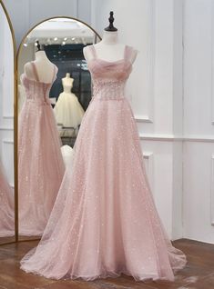 Banquet Outfit, Baju Kahwin, Tulle Long Prom Dress, Prom Dress Inspo, Princess Prom Dresses, Prom Inspo, Prom Dress Stores, Dress Luxury, Pink Bridesmaid Dresses