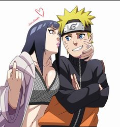 naruto and sashika hugging while sitting on a bench with their arms around each other