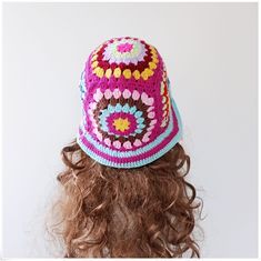 Bohemian Hand Knitted Crochet Cap, One Size Bohemian Hand Knitted Hats, Bohemian Winter Crochet Bucket Hat, Bohemian Knitted Hat, One Size Fits Most, Winter Bohemian Bucket Hat, Bohemian Style One-size Mini Hats, Bohemian Winter Bucket Hat, Retro Crochet Cap Hat, Handmade Bohemian Beanie Mini Hat