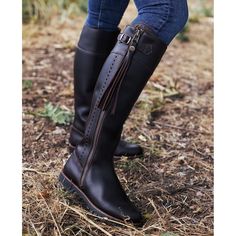 Women's Traditional Leather Spanish Boots | Kevin's Catalog – Kevin's Fine Outdoor Gear & Apparel Boots Plus Size, Waterproof Leather Boots, Plus Size Work, Leather Biker Boots, Hunting Boots, Biker Boots, Motorcycle Boots, Vintage Casual, Brown Leather Boots