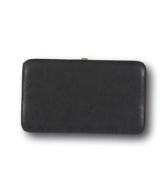 This black vegan clutch wallet is such a useful item for storing your cellphone, cards, and currency. Perfect for carrying it around as a stylish clutch. Brand: The Mirror Table Color: Black Style: Cellphone wallet, wristlet, clutch Type: Adult women's Size: 7 1/4" x 4 3/8" x 1" Care: Clean with damp cloth Details: We can't live without our cellphone. The quote on the clutch says it best. "You are to me what water is to fish. I can't live without you." Black Coin Purse With Card Slots In Clutch Shape, Black Clutch With Interior Card Slots As Gift, Chic Rectangular Clutch With Cell Phone Pocket, Evening Clutch With Interior Card Slots, Versatile Black Clutch With Cell Phone Pocket, Black Wallets With Cell Phone Pocket For Formal Use, Black Clutch With Card Slots For Daily Use, Black Wallet With Cell Phone Pocket For Formal Use, Chic Rectangular Clutch With Card Slots