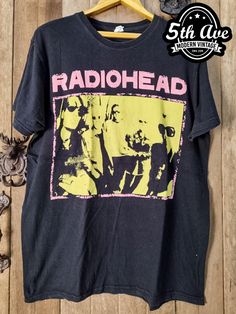 #radiohead #englishrockband #artrock #alternativerock #experimentalrock #electronica #rock #rockband #rockt #rocktee #band #bandt #bandtee #bandtshirt #rockbandtshirt #rockbandtee #tshirt #tee #streetwear #vintagereprint #y2k #shopvintage #thrift #thriftshop #90sstyle #vintageclothing #vintaget #bootleg Radiohead Tshirt, Radiohead Shirt, Colin Greenwood, Vintage Band Shirts, Vintage Band T Shirts, Rock Band Tees, Radiohead, Vintage Band, Thrift Shopping