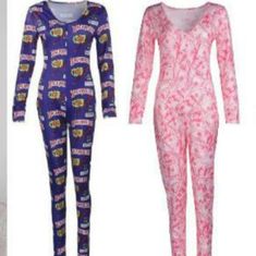 New Jumpsuit Pjs. Really Comfortable And Stretchy Material. Price Is Firm Unless You Bundle. Print Of These Pjs Are On The 2nd Page Jumpsuit Pjs, Stretchy Material, Women's Intimates, Color Purple, Pajamas, Jumpsuit, Purple, Fast Delivery, Full Service