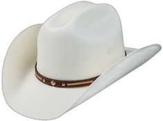 White Country Style Straw Hat With Flat Bill, Country Style White Straw Hat With Flat Bill, White Western Hat With Flat Bill, Western Style Straw Hat For Western-themed Events, Western Straw Hat With Flat Bill For Western-themed Events, White Flat Bill Straw Hat For Rodeo, Western Straw Hat With Flat Bill For Ranch, White Flat Bill Country Hat Bands, White Western Straw Hat With Flat Bill