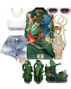 Polyvore Chanel, Drake Rihanna, Abstract Nails, Tropical Outfit, Late Night Show, Sneaker Boutique, Fashionably Late, Night Show