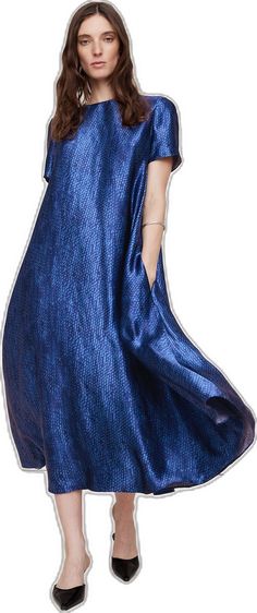 Blue Maxi Satin Dress For Spring, Floor-length Satin Dress For Summer, Spring Silk Maxi Dress With Satin Finish, Blue Satin Maxi Dress For Summer, Blue Maxi Length Silk Dress For Party, Flowy Blue Silk Maxi Dress, Viscose Rayon, Maxi Dress Blue, Blue Print