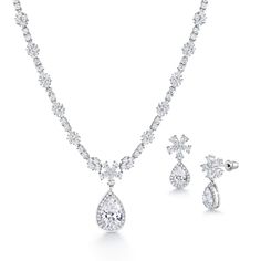 ❤ Rhodium plated base metal, Necklace Measurement : 17 Inch length and 27.1 grams. Earrings Measurement : 15mm height, 9mm width and 4.9grams, ❤ Total Weight (Necklace + Earrings): 32 grams ❤ Finest Quality Pear and Round Cut AAA Cubic Zirconia for Diamond-like Brilliance; Perfect drop earrings for wedding at a Fabulous Affordable Low Price ❤ Total Satisfaction Guarantee: We provide 30 days exchange or full money refund. If there are any problems with the purchase, please feel free to contact us Anniversary Jewelry Sets With Sparkling Teardrop Stones, Anniversary Teardrop Jewelry Sets With Sparkling Stones, Diamond Cut Drop Bridal Necklace For Wedding, Wedding Bridal Necklace With Diamond Cut In Pear Shape, Wedding Bridal Necklace With Pear-shaped Diamond Cut, Pear-shaped Diamond Cut Bridal Necklace, Brilliant Cut Drop Wedding Jewelry, Wedding Pear-shaped Diamond Cut Bridal Necklace, Wedding Bridal Pear-shaped Diamond Cut Necklace