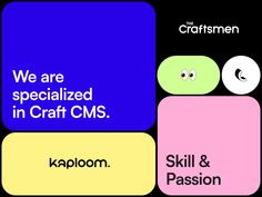 we are specialized in craft cms