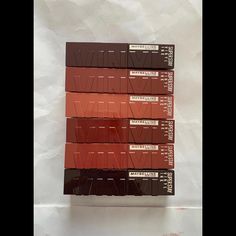 Nwt Maybelline Superstay Vinyl Ink Bundle. Bundle Of 6. Smoke Free, Pet Free Home. 135 Fearless 115 Peppy 105 Golden 130 Extra 125 Keen 140 Charged Maybelline Superstay Vinyl Ink, One Size Makeup, Superstay Maybelline, Maybelline Superstay, Maybelline Makeup, Maybelline Super Stay, Maybelline, Womens Makeup, Bundles