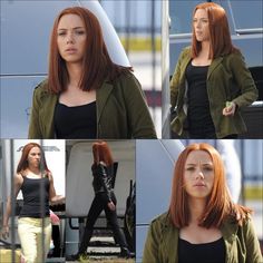 Scarlett Johansson | Black Widow red #redhair Natasha Romanoff Hair, Celebrities Hairstyles, Наташа Romanoff, Black Widow Avengers, Black Widow Natasha, Black Widow Marvel, Cash Money, Marvel Girls, Marvel Women