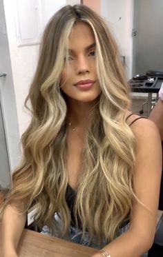 Perfect Blonde Hair, Summer Blonde Hair, Hair Color Streaks, Blonde Hair Inspiration, Blonde Hair Looks, Sleek Hairstyles