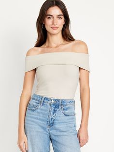 Shoulder Off No Bra, Casual Fitted Off-shoulder Strapless Top, Casual Strapless Off-shoulder Top, Chic Summer Off-shoulder Top With Wide Neckline, Trendy Spring Off-shoulder Top, Stretch Boat Neck Off-shoulder Summer Top, Summer Stretch Boat Neck Off-shoulder Top, Summer Stretch Off-shoulder Boat Neck Top, Wish Bone