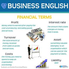 business english financial terms are important for small businesses, but they can also be used as an investment statement