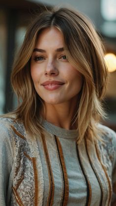 Discover the top hot mom haircut ideas for 2024, including trends like thick hair, bangs, straight, long, curly, thin hair, medium, short, 90s inspired styles, blonde hues, side part, round face cuts, and more. Elevate your look with the perfect hairstyle for your hair type and face shape. Side Part Round Face, Hair Bangs Straight, Thick Hair Bangs, Mom Haircut, Mom Haircuts, Bangs Straight, Edgy Pixie Cuts, Face Cut, Asymmetrical Bob