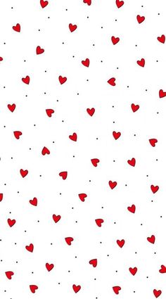 a white background with red hearts on it