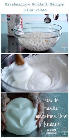 how to make marshmallow fondant recipe for kids and adults - step by step instructions