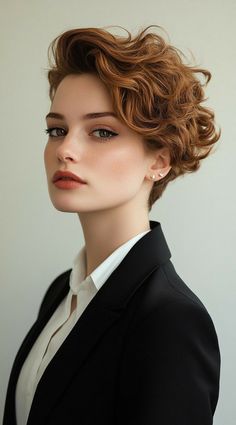 Short Hair Elegant, Really Short Bob, Formal Hairstyle, Formal Hairstyles For Short Hair, Covering Grey Roots, Hair Elegant, Short Curly Pixie, Long To Short Hair