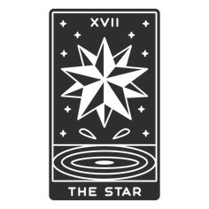 Tarot card the star cut out PNG Design Tarot Card The Star, Star Cut Out, The Tower