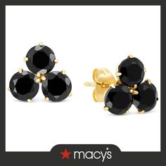 in stock Trillium Flower, Flower Stud Earrings, Flower Stud, Flower Earrings Studs, Flower Studs, Onyx, Pick Up, In Store, Buy Online