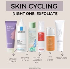 Skin Cycling For Acne Prone Skin, Gua Sha Jawline, Clinique Toner, Glowing Skin Korean, Daily Face Care Routine, Skincare Routine Dry Skin, Routine For Acne Prone Skin, Skincare Routine For Acne