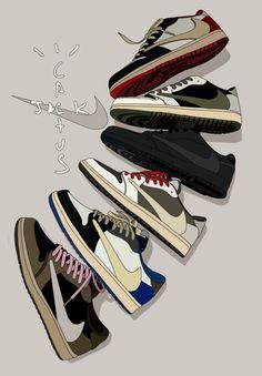 $14.99 - Add this poster to your room today! Travis Scott's Jordan 1 Reverse Mocha release. For all shoe enthusiast this poster is a must have especially if you rock with Jordans.  #roomdecor #kicks #jordan #cactusjack #travisscott #poster #decor #walldecor #sneakers #retro #low Jordan Shoe Wallpapers, Jordan 1 Reverse Mocha, Shoes Room, Jordan Travis Scott, Jordan 1 Lows, Sneakers Sketch, Reverse Mocha