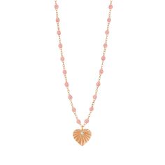 Gigi Clozeau - Heart Lumière Blush Diamond Necklace, Rose Gold, 16.5 Rose Gold Pendant Set, Gold Pendant Set, Necklace Rose Gold, Rose Gold Pendant, Necklace Rose, Gold Heart, Pendant Set, Heart Of Gold, Gold Pendant