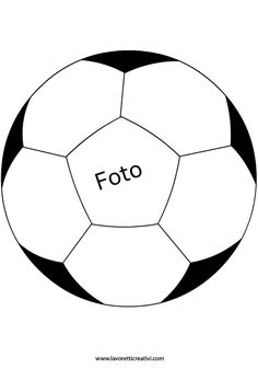 a black and white soccer ball with the word foto in it's center