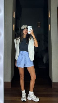 Boxer Shorts Outfit, Look Con Short, 여름 스타일, Nashville Outfits, 가을 패션, Boxer Shorts, Casual Style Outfits, Spring Summer Outfits