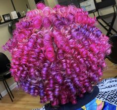 New Perm, Curls Hairstyles, Dope Hairstyles, Curled Hairstyles, Perm, Hair Colors, Pink Hair, Locs