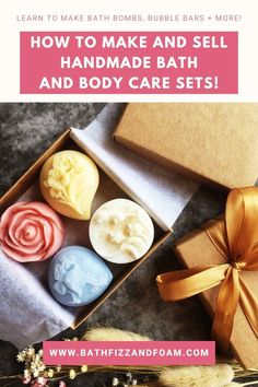 Learn how to make and sell stunning boxed sets of handmade bath bombs, bubble bars, and soap with Robyn French Smith. Get insights on choosing themes, pricing, promotion, and more. Perfect for cosmetics makers looking to boost sales for holidays or special occasions. Don't miss this valuable advice from a successful soap maker on making handmade bath and body care sets.