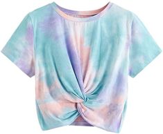 Shop #Amazon fashion's hottest tie dye looks to rock out this summer!  #Amazon #Amazon fashion #Amazon fashion finds #tiedye #tie-dye #tiedyeshirts tie dye, cute tie dye outfits, rainbow tie dye, tie dye background, tie dye designs, tie dye dress, tie dye fashion, tie dye hoodies, tie dye ideas, tie dye outfits, tie dye patterns, tie dye sweatshirt, tie dye t shirts, tie dye t-shirts Sanrio Fashion, Twist Front Crop Top, Crop Top Hoodie, Elegante Casual, Summer Crop Tops, Crop Top Outfits