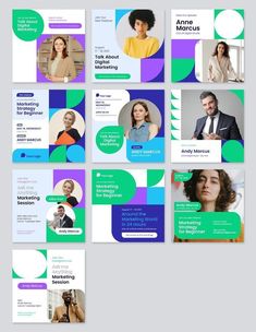 Webinar Instagram Post Templates AI, PSD Webinar Design, Social Templates, Social Media Branding, Social Media Design Graphics, Instagram Design, Corporate Design