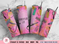 Hair Dresser Tumbler, Mug Template, Free Tumbler, Hair Dresser, 20 Oz Tumbler, Goodie Bags, Tumbler Sublimation, Facebook Group, Tumbler Designs