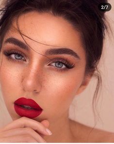 Red Lips Makeup Look, Hourglass Makeup, Makeup Tutorial Eyeshadow, Brown Makeup, Pinterest Makeup, Braut Make-up