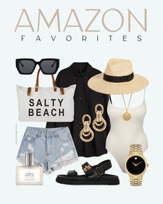 Must Have Amazon Fashion Finds - The House of Sequins Color Outfit Ideas, Resort Outfits, All Black Party, Neutral Color Outfits, Outfits Vacation, Amazon Fashion Finds, Resort Wear Beach, Casual Basics