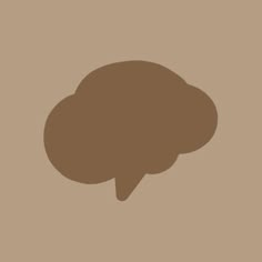 a brown silhouette of a brain on a beige background with the shadow of a person's head