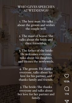 a wedding poem with flowers on it